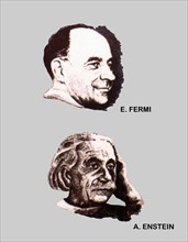Enrico Fermi (1901-1954), Albert Einstein (1879-1955), physical.