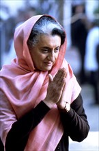 Indira Gandhi (1917-1984), Indian politician.