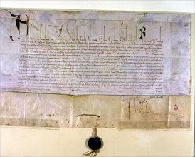 Bull of Pope Alexander VI in 1494, in which the appointment of Gonzalo Ximenez de Cisneros (1436-?