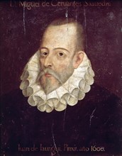Miguel de Cervantes y Saavedra (1547-1615), Spanish writer.