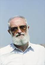 José Luis Sampedro, Spanish writer, photo of 1990.