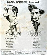 Duke of Montpensier (1824 - 1890), Práxedes Mateo Sagasta (1825 - 1903), revolutionary caricature?