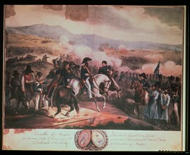 Battle of Maipú, April 5, 1818, lithograph.
