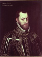 Phillip III (1578-1621), king of Spain, oil by Pantoja de la Cruz.