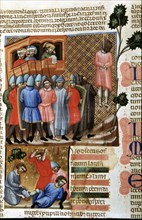 Administration of justice, Miniature in 'Codex Justinian Institutiones Feodorum et Alia', illumin?