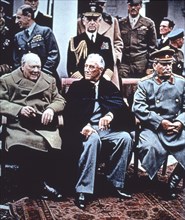 Second World War (1939 - 1945), Yalta conference in February 1945, it was the meeting between Roo?