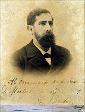 Tomas Breton y Hernandez (1850-1923), Spanish composer, autographed photo dedicated to the pianis?