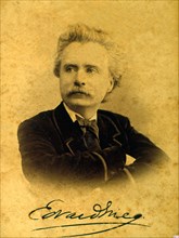 Edvard Grieg (1843-1907), Norwegian composer, author of Peer Gynt, among other works.