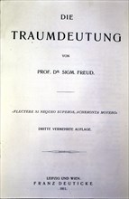 Cover of 'Die Traumdeutung' (The Interpretation of Dreams), edition published in Leipzig and Vien?