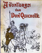 Title page of the book 'El ingenioso hidalgo Don Quijote de la Mancha' (The Ingenious nobleman Do?