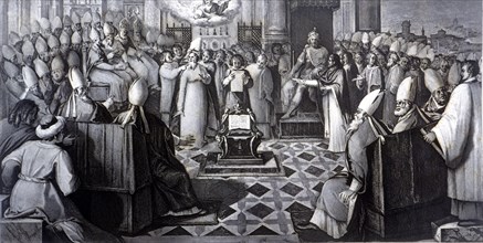 Council of Chalcedon, held in 451 under the pontificate of Pope Leo I and the reign of Marcian, E?