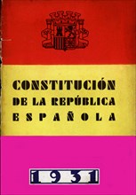 Cover of the Constitution approved the 9 December 1931.