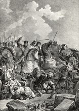 Battle of Salado, victory of the Christian army of Alphonse XI of Castile, Alphonse VI of Portuga?