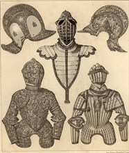 Armors, demi-armors and burgonet helmets, from the time of Charles V.