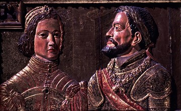 Carlos V (1500 - 1558), King of Spain and Emperor of Germany, Isabel of Portugal (1503 - 1539), e?