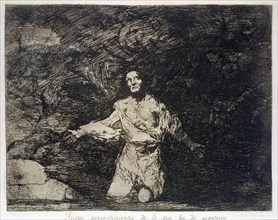 The Disasters of War, a series of etchings by Francisco de Goya (1746-1828), plate 1: 'Tristes pr?
