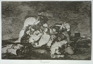 The Disasters of War, a series of etchings by Francisco de Goya (1746-1828), plate 10 (printed 36?