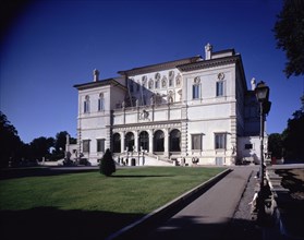 Exterior view of the Borghese Gallery and Gardens designed by Domenico Savino.