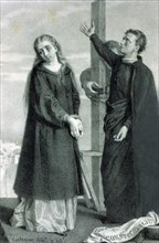 Mariana Pineda moments before her execution on May 26, 1831 in Granada.