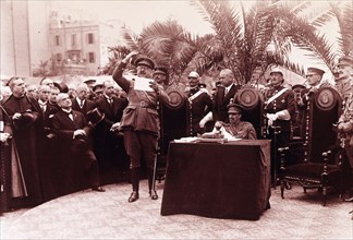 Dictatorship of Primo de Rivera, opening of the monument to Mossen Jacinto Verdaguer with the pre?