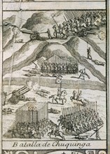 Conquest of Peru. 5th Civil War, 'Battle of Chuquinga (Pucara)', confrontation between Alonso de ?
