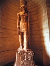Statue of Sethi II of the XIX Dynasty, from the temple of Karnak.