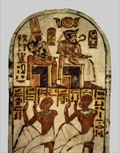 Ahmose Nefertari stele, queen mother of Amenhotep I.