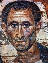 Portrait of a man, from El Fayum in Egypt.