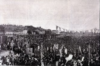 Campaign mass of Thanksgiving in Rio de Janeiro on 17 May 1888 on the occasion of the abolition o?