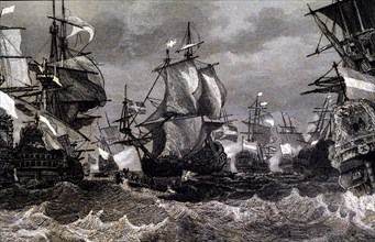 Succession War, naval combat in the sea inlet of Vigo on October 22, 1702 between the Anglo-Dutch?