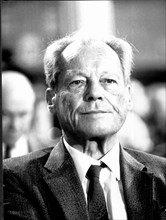 Willy Brandt (1913-1992), German politician, President of the Socialist International and West Ge?