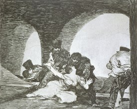 The Disasters of War, a series of etchings by Francisco de Goya (1746-1828), plate 13: 'Amarga pr?
