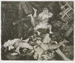 The Disasters of War, a series of etchings by Francisco de Goya (1746-1828), plate 30: 'Estragos ?