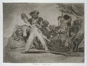 The Disasters of War, a series of etchings by Francisco de Goya (1746-1828), plate 31: 'Fuerte co?