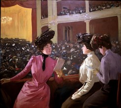 'Theater Novedades', 1901-1902, oil by Ramon Casas.