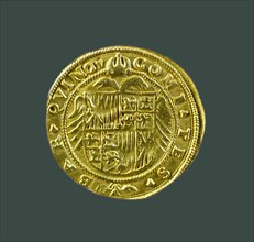Excelente of Granada, gold coin also called Doblas, coined by the Catholic Monarchs from 1480 to ?