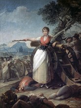 Agustina Zaragoza and Domenech called Agustina de Aragon (1790-1858), heroine of the War of Indep?
