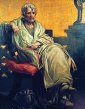 Lucius Anneo Séneca (4 BC.C. - 65 d.C.), Hispanic Italian philosopher born in Córdoba, preceptor ?