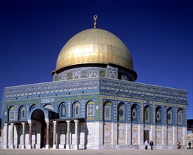 Omar Mosque and Dome of the Rock.