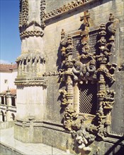 Convent of Christ in Tomar, detail of the decoration of a window.