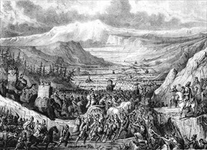 Second Punic War, Hannibal's expedition against Rome, crossing the Alps to Italy, 19th century en?