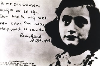 Anne Frank (Annelies Marie, called) (1929-1945), Jewish girl who died in the concentration camp o?