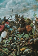 Battle of Guadalete (19-26 July 711), the defeat of the troops of the Visigothic King Don Rodrigo?