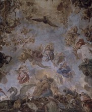 Frescoes in the vault of the Cason del Buen Retiro, by Luca Giordano.