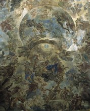 Frescoes in the vault of the Cason del Buen Retiro, by Luca Giordano.