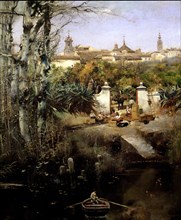 December in Seville' oil 1891.