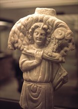 Sculpture of the Good Shepherd, found in Gador.
