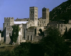 Overview of the Monastery of Sant Pere de Roda.