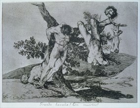 The Disasters of War, a series of etchings by Francisco de Goya (1746-1828), plate 39: 'Grande ha?
