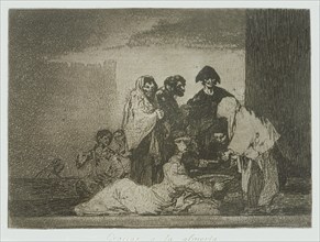 The Disasters of War, a series of etchings by Francisco de Goya (1746-1828), plate 51: 'Gracias a?